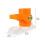 Orange Plastic Dumpling Presser Home Kitchen Dough Wrapper Maker 2