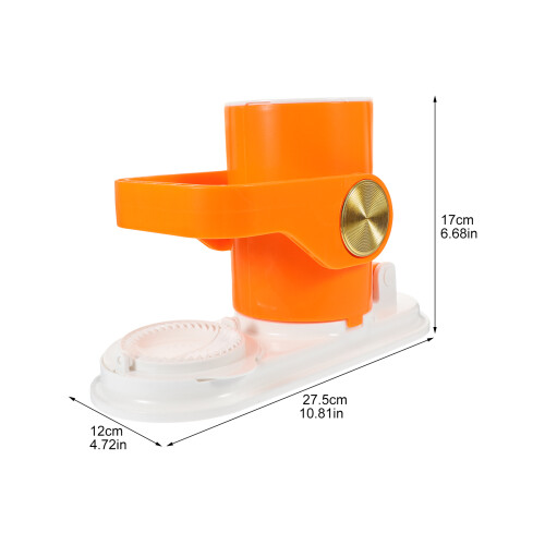 Orange Plastic Dumpling Presser Home Kitchen Dough Wrapper Maker 1