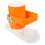 Orange Plastic Dumpling Presser Home Kitchen Dough Wrapper Maker 4