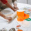 Orange Plastic Dumpling Presser Home Kitchen Dough Wrapper Maker 5