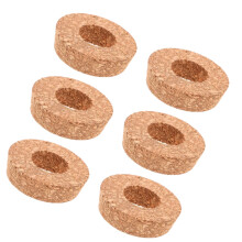 6 Pcs Dispenser Hydroponic Vase Block 6.50x6.50x1.70cm Light Brown