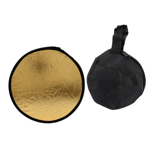 Disc Light Reflector 11.8in Round Gold Silver 2 in 2