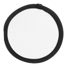 Disc Light Reflector 11.8in Round Silver White