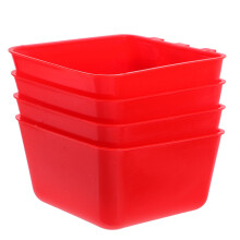 4 Pcs Bird Cage Food Holder Parrot Feeding Cup Bunny Feeder Bowl