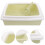 Plastic Litter Box Set With And Scoop For Cleaning 3