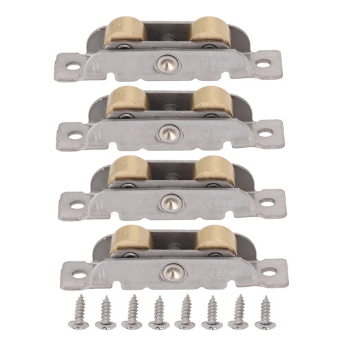 4PCS Sliding Patio Door Roller Assembly Stainless