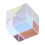 Dichroic Cube Prism Colorful Glass Cube Prism for 9