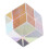 Dichroic Cube Prism Colorful Glass Cube Prism for 8