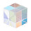 Dichroic Cube Prism Colorful Glass Cube Prism for 1
