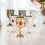 Drinking Goblet Wine Goblets White Alloy 2pcs 9