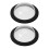 2 Pcs Pond Floating Cover 19.00x19.00x7.50cm Black 11