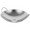Stainless Steel Wok Pan For Kitchen Use Silver Cooking Pot 10