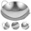 Stainless Steel Wok Pan For Kitchen Use Silver Cooking Pot 3