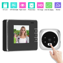 2,8" Digitaler Video-Türspion Unterstützt 32GB Silver