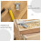 4Sets Metal Roller Shade Brackets Easy Install for Home Use 8