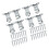 4Sets Metal Roller Shade Brackets Easy Install for Home Use 10