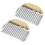 2St Rvs Aardappelgolfsnijder Met Compact Keukentool 1
