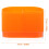 Orange Plastic Cutlery Holder with Drainage for Kitchen Storage 2