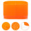 Orange Plastic Cutlery Holder with Drainage for Kitchen Storage 7