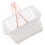 White Small Plastic Basket with Handle Portable Storage Container 7