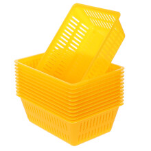 12pcs small plastic baskets for coin storage and organization