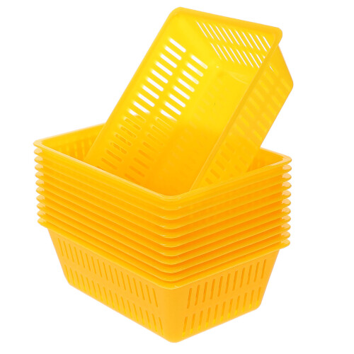 12pcs small plastic baskets for coin storage and organization