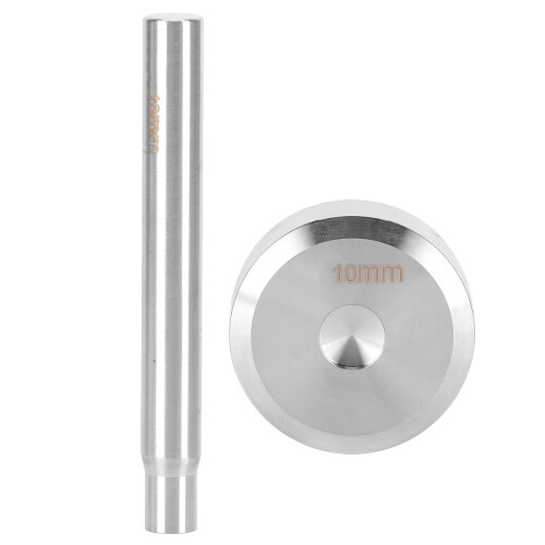Doppelseitiges Ledernieten-Set mit 10 mm Edelstahl-Stempelkörper 1