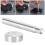 Doppelseitiges Ledernieten-Set mit 10 mm Edelstahl-Stempelkörper 15