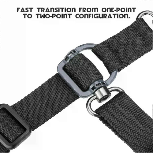 1 Pc Adjustable MS4 Tactical Quick Detach QD 1 or 2 Point Multi Mission 125 Rifle Sling Quick Release 2