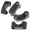 1 paio di nuovi supporti per manubrio in alluminio CNC nero 3