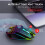 Dual-Mode Wireless Mouse 2.4G + BT5.2, 7-Farben Hintergrundbeleuchtung, 89g 4