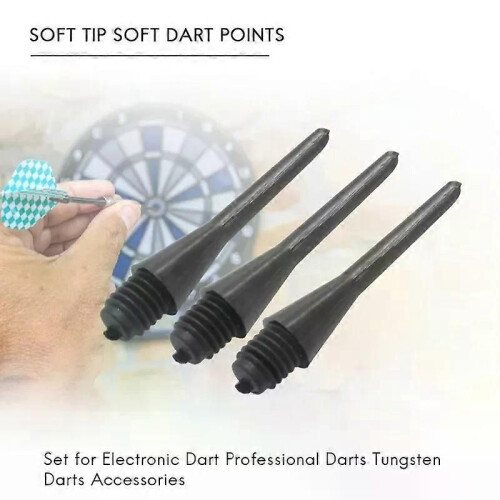 100 PCS Durable Soft Tip Points Needle Replacement Set For Electronic Dart Professional Darts Tungsten 2