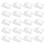 100 Pcs Verpackung Box Sandwich Dreieck Halter Kuchen Container Lebensmittel Container Scheibe Kunststoff 3