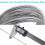 Kit da 100 pezzi di filo per appendere quadri, filo resistente da 100 piedi per appendere quadri con 5