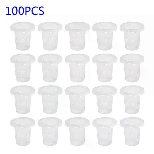 Lot de 100 paniers de colonisation hydroponique pour plantes, pots ... 1