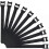 100pcs Releasable Cable Organizer Ties Mouse Earphones Wire Management Nylon Cable Ties Reusable Loop 5
