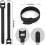 100pcs Releasable Cable Organizer Ties Mouse Earphones Wire Management Nylon Cable Ties Reusable Loop 3
