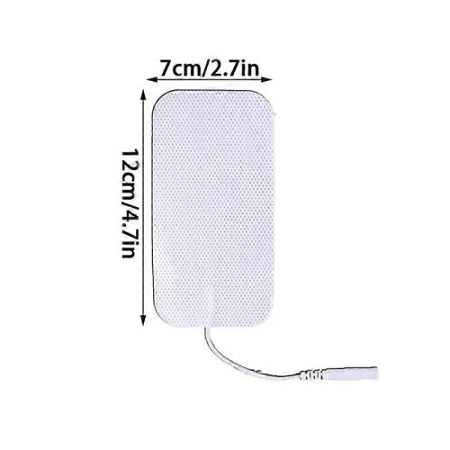 1/2PCS Muscle Stimulator Rectangular Electrode Pad Muscle Pain Relief Replacement Pads For Tens Body 1