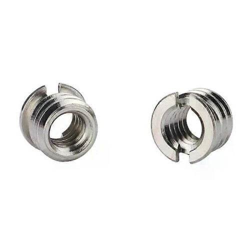 Adaptador universal para cámara de 1/4 a 3/8 de pulgada, tornillo de conversión, tuerca, trípode, monopié, 1