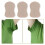 1/3/5/10 hojas autoadhesivas de desodorante para axilas, absorbentes de sudor 4