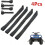 1/4Pcs Soft Loop Tie Down Straps Ratchet Towing Cargo ATV UTV Motorcycle 600LBS 5