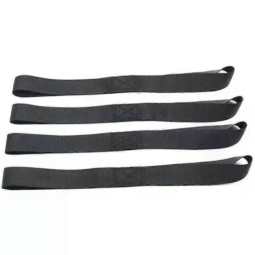 1/4Pcs Soft Loop Tie Down Straps Ratchet Towing Cargo ATV UTV Motorcycle 600LBS 2