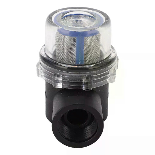 1/2in-14 Female Thread Inline Filter 50 Mesh Screen Plastic Construction Water Strainer for Pipeline 2