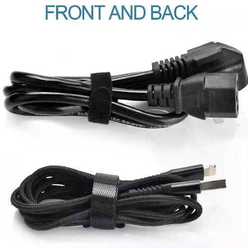 100pcs Releasable Cable Organizer Ties Mouse Earphones Wire Management Nylon Cable Ties Reusable Loop 1