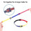 100pcs Releasable Cable Organizer Ties Mouse Earphones Wire Management Nylon Cable Ties Reusable Loop 5