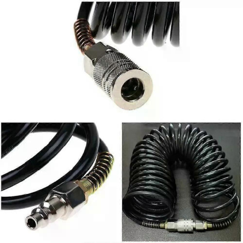 Manguera de aire flexible para compresor de PE de 1/4", duradera, práctica, neumática, fácil de aplicar, 1