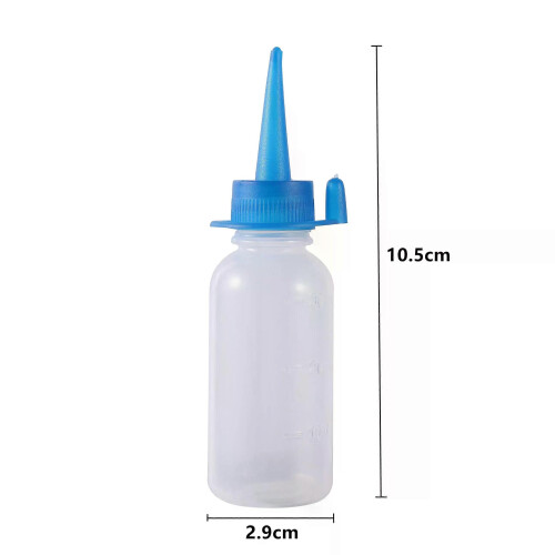 10PCS 30ML Plastic Squeeze Applicator Bottle Empty Scale Measuring Container Iiquid lubricating Oil 1
