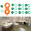 10 Pcs Water Saving Faucet Tap Aerator Replaceable Filter Mixed Nozzle M24 24mm Thread Bathroom Faucet 5