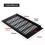 150mm Aluminium Ventilation Grille Cabinet Wardrobe Air Vent Rectangular Ventilation Cover Black For 5