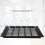 150mm Aluminium Ventilation Grille Cabinet Wardrobe Air Vent Rectangular Ventilation Cover Black For 2